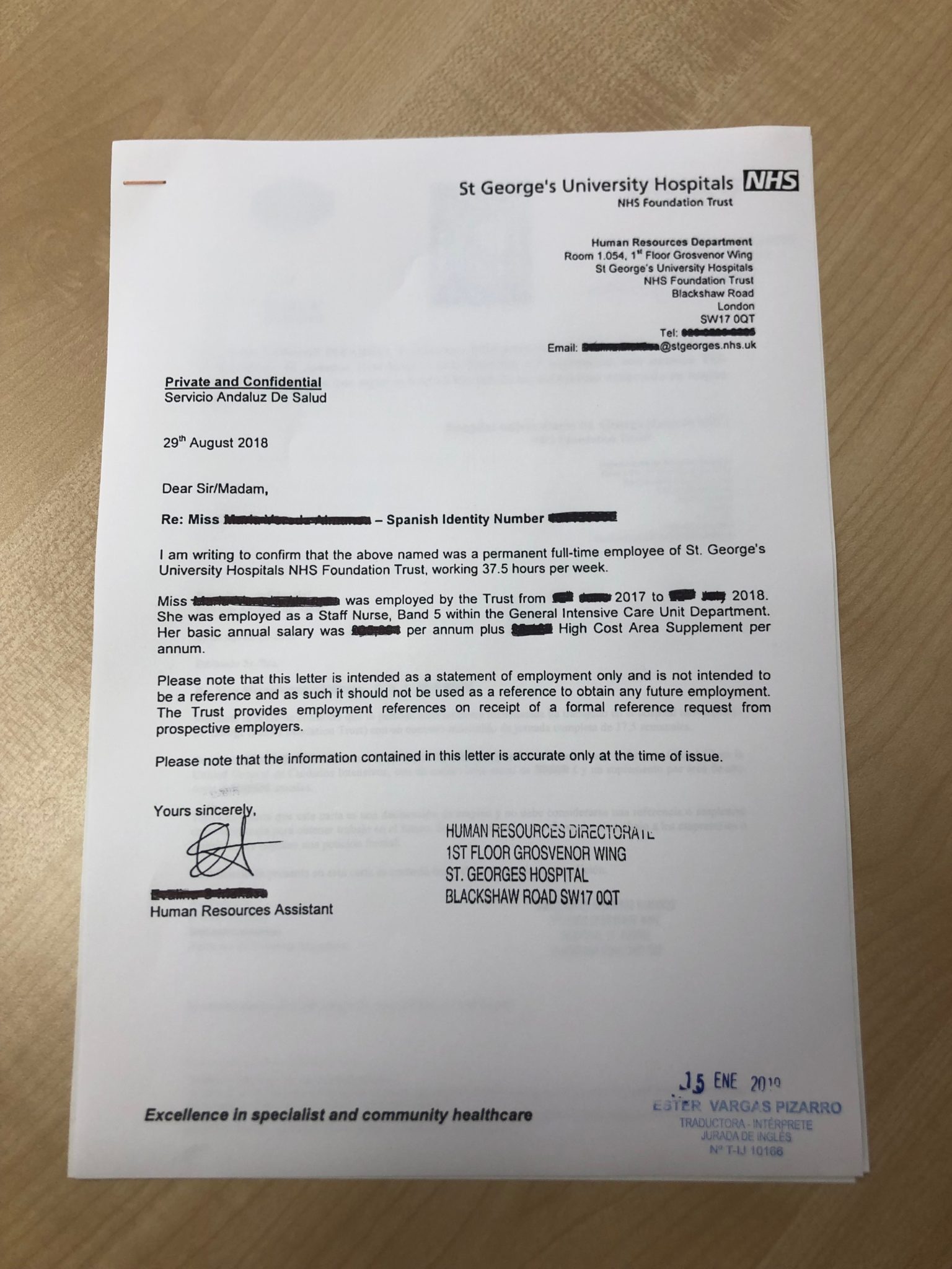 The birth certificate act I the sworn translation CBLingua